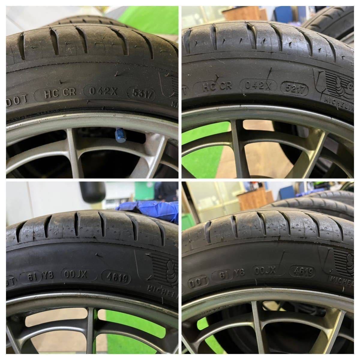 ENKEI NT03+M ミシュラン パイロットスポーツ4 18×8.5+50 18×10+60 PCD130 225/40ZR18 265/35ZR18 バリ溝 エンケイ ポルシェ 911 996_画像8