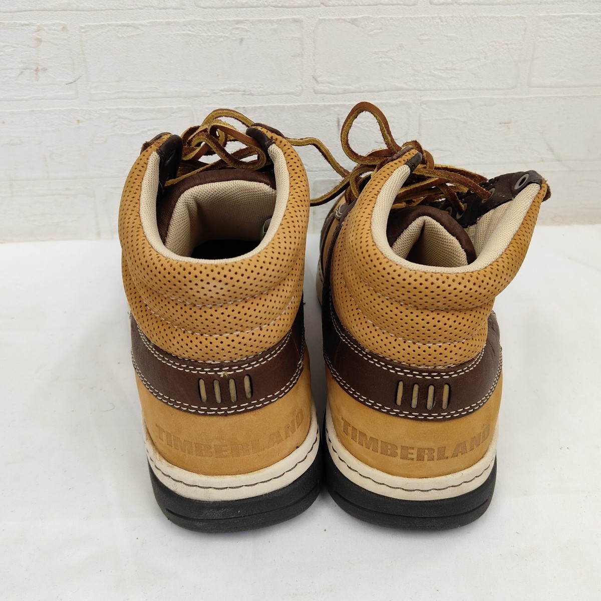 ★美品★ Timberland レースアップブーツ メンズ ティンバーランド 10W 28cm スニーカー靴 ブラウン 茶色 ブーツ SC_画像5