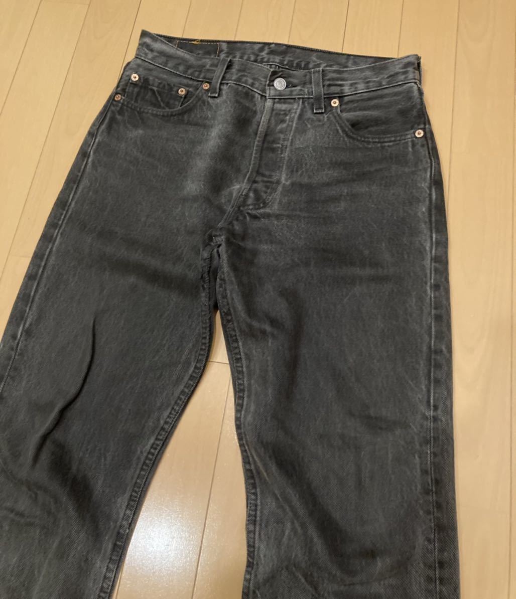 Levi's 501 Black Student Model リーバイス Levis ブラック スチューデントモデル vintage アメリカ製 MADE IN USA W30 希少 US古着_画像2