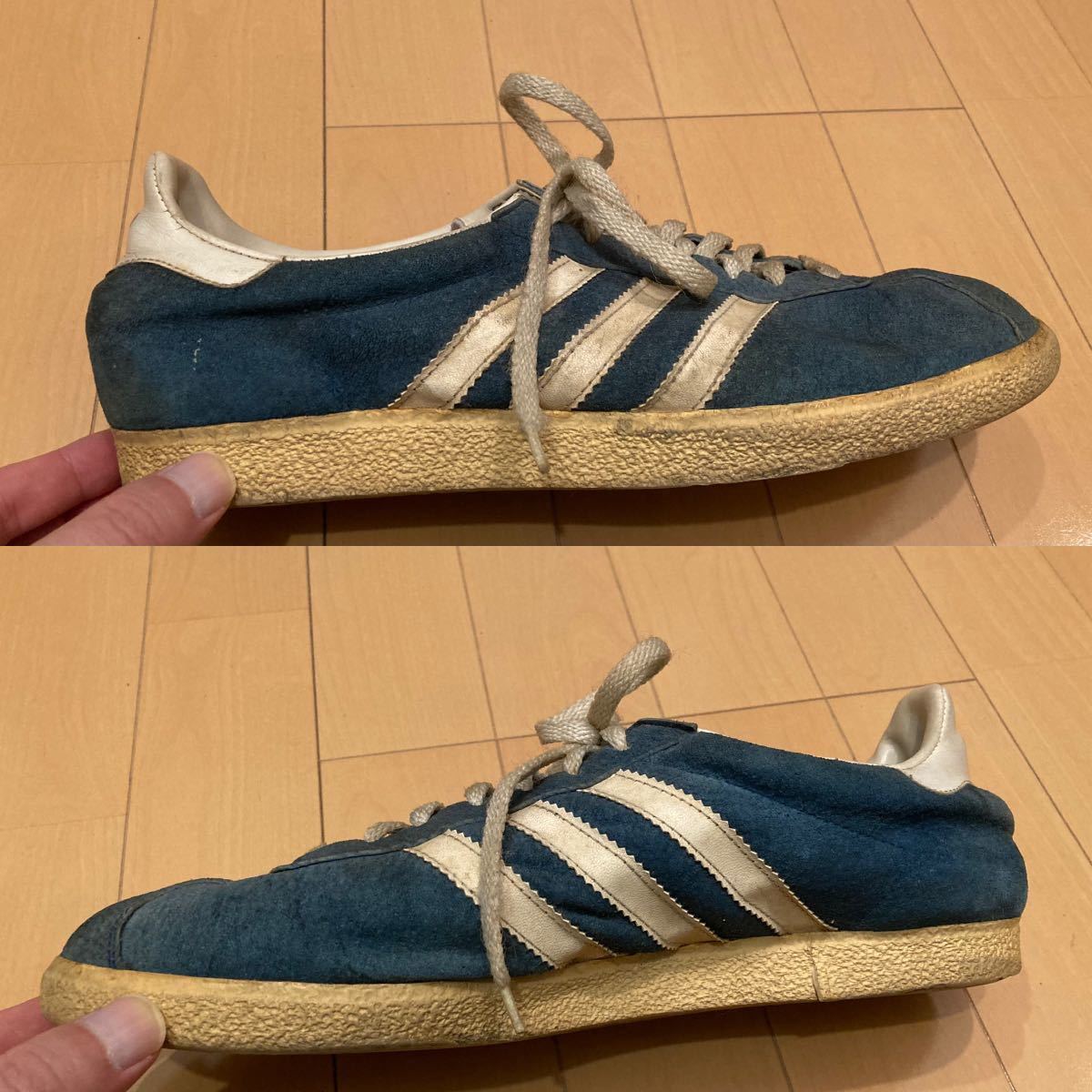 ADIDAS GAZELLE MADE IN YUGOSLAVIA 1970年代 アディダス ガッツレー ガゼル ユーゴスラビア製 希少 RARE サイズ違い 10ハーフ 11_画像4