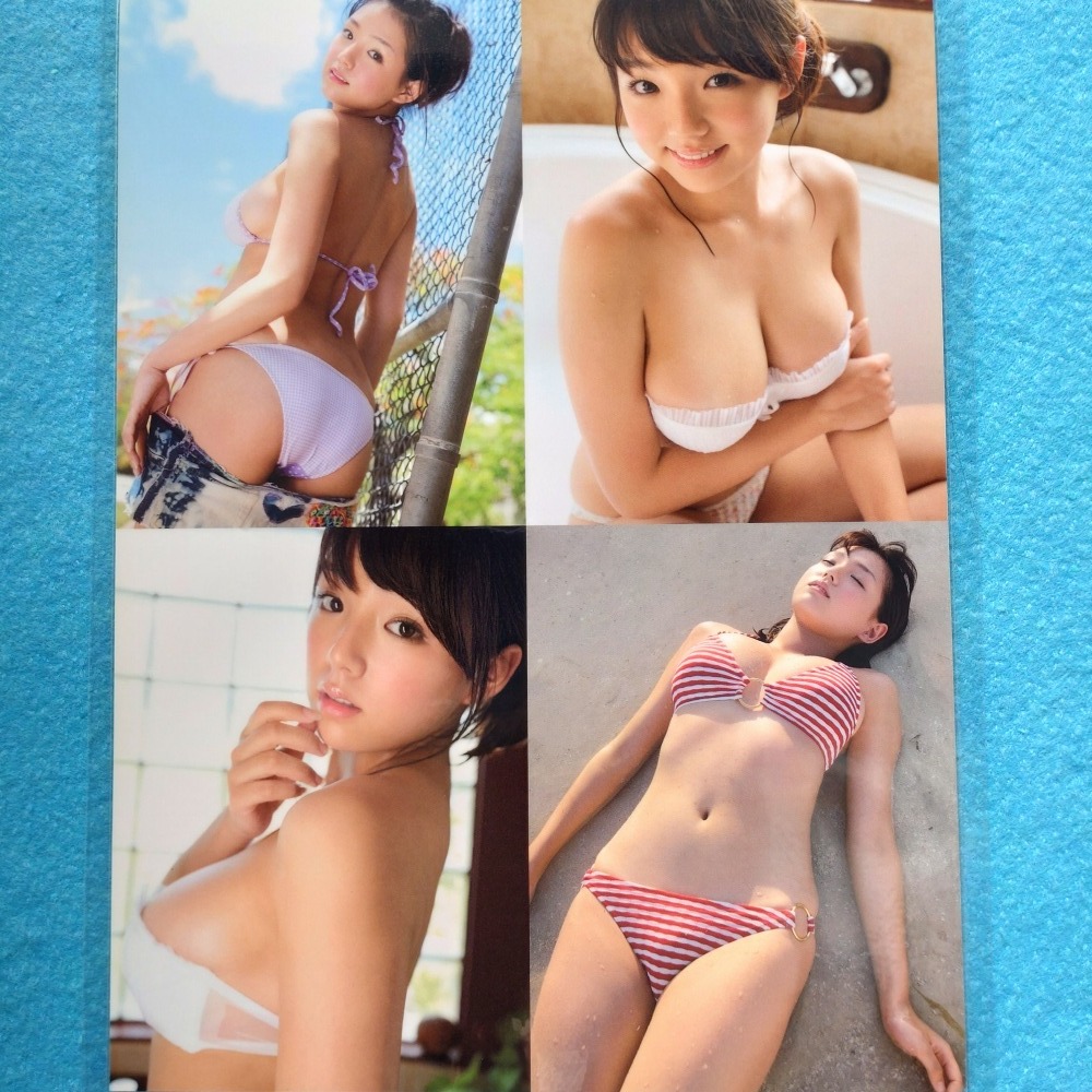 ★業務用ラミネート加工厚手★ R505 篠崎愛 5p FRIDAYダイナマイト 2011 切り抜き サイズ A4_画像4