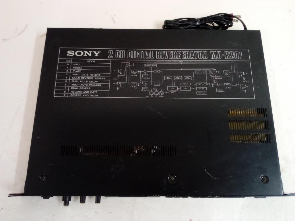 (2700007) SONY ソニー MU-R201 デジタルリバーブ 重量:約4.45Kg_画像2