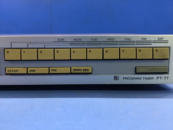 【 ソニー / SONY 】PROGRAM TIMER プログラムタイマー【 PT-77 】通電確認済み 器材 オーディオタイマー 100の画像9