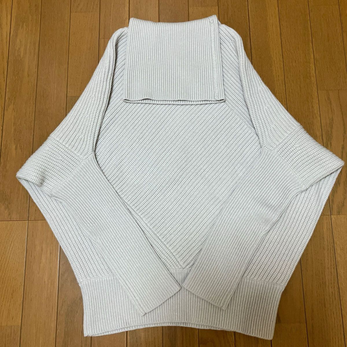 Asymmetry Knit タートルネック アシンメトリー ニット セーター Asymmetry Knit タートルネック アシンメトリー ニット セーター