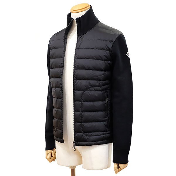 【送料無料】【本物】人気★MONCLER★モンクレール★CARDIGAN TRICOT★カーディガントリコット★M★黒★メンズ★ニットダウン★アウター★_画像1