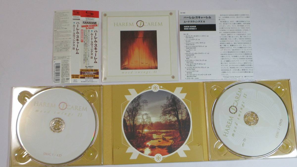 中古 国内盤 CD ハーレム・スキャーレム ムード・スウィングズII(初回限定盤)(DVD付) _画像3