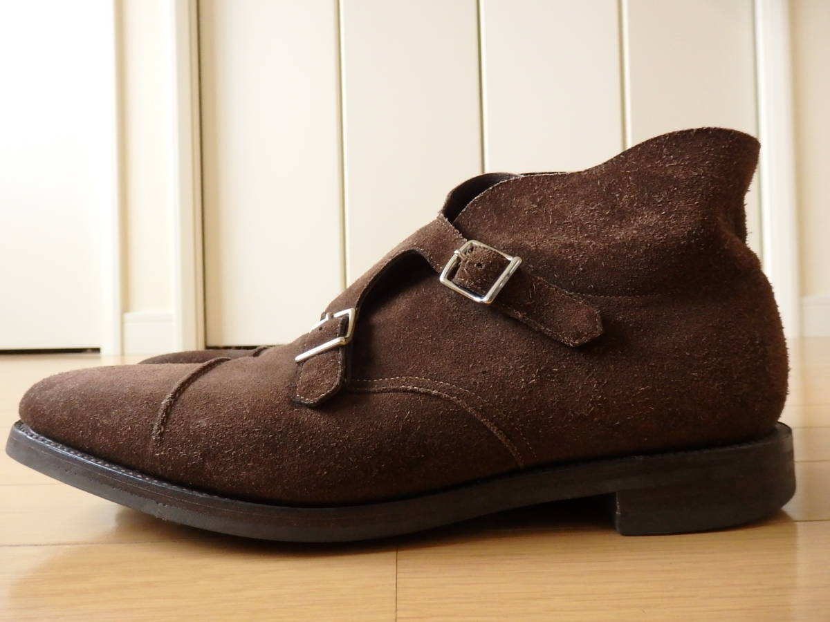 ☆正規品！ ジョンロブ JOHNLOBB ウィリアム2ブーツ WILLIAM2BOOT 8E DARK BROWN SUEDE☆_画像5