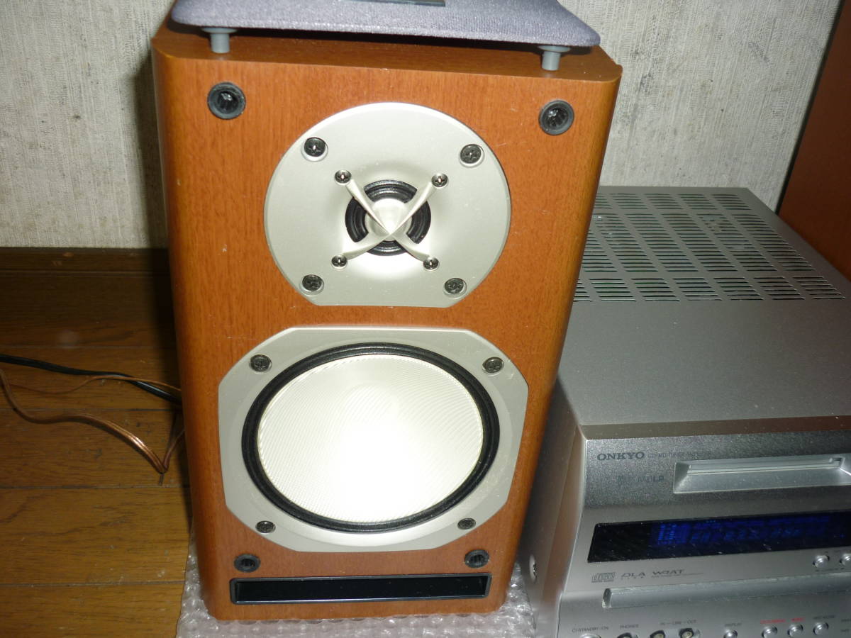 オンキョー ONKYO FR-N7X CD MD チューナー D-N7X リモコン RC-659S AM FM室内アンテナ S配線付 セット 電通確認済 JAPAN 日本製 100サイズ_画像5
