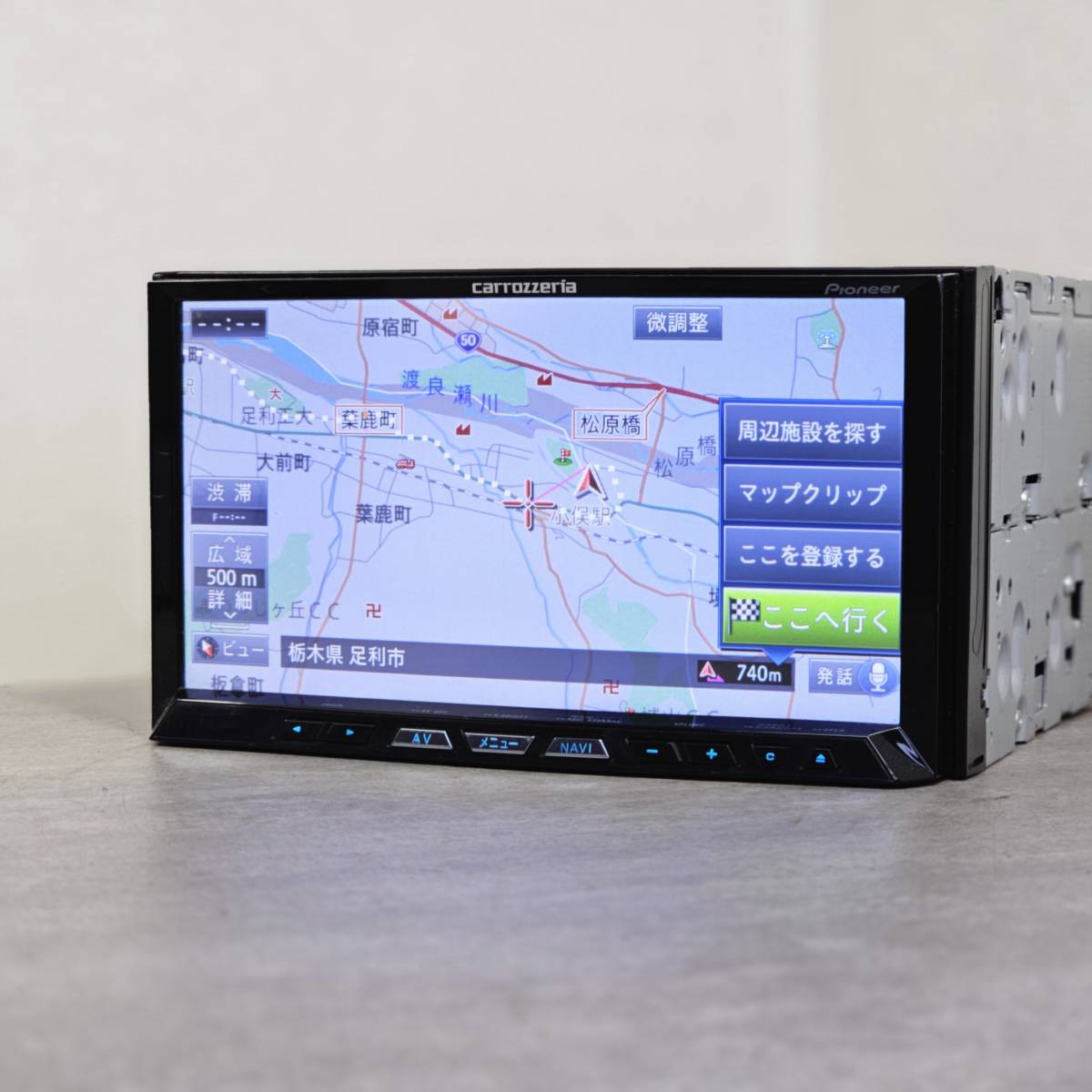 動作確認済★カロッツェリア AVIC-ZH09 HDDナビ★地図2013年★Bluetooth DVD HDD USB SD AUX TV(フルセグ) 地デジ PIONEER ZH77★B28457★