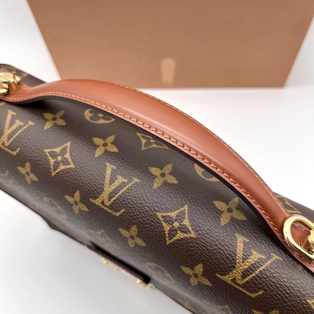 【未使用鑑定済】ルイヴィトン モンソー 28 2way モノグラム ブラウン PVC ショルダー M51185 LouisVuitton ハンドバッグ レディース 茶_画像6