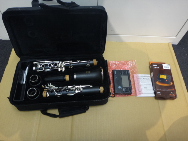 Eastar クラリネット ニッケルメッキ Clarinet ECL-300/KORG TM-60　おまとめ　中古品_画像1