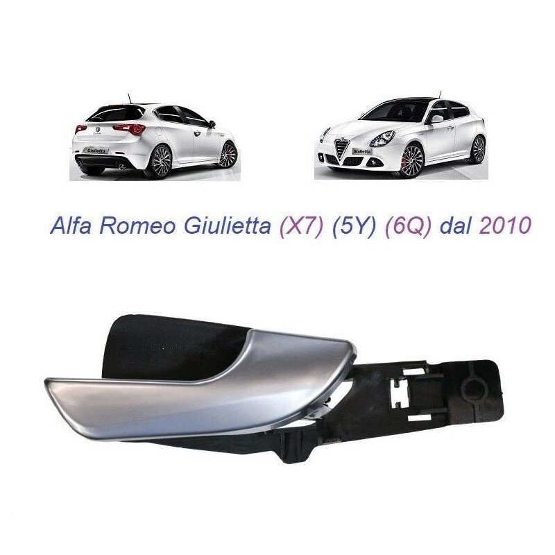 # domestic sending * free shipping # Alpha Romeo Giulietta inner door door handle # front right side /Right interchangeable pattern number :156092165