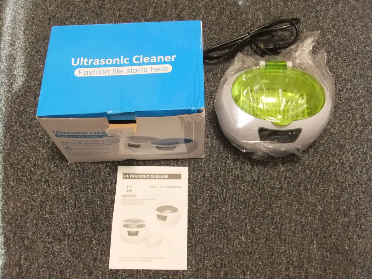 ULTRASONIC CLEANER 超音波洗浄機　ウルトラソニッククリーナー　メーカー不明　600ｍｌ容量 　未使用新品_画像1