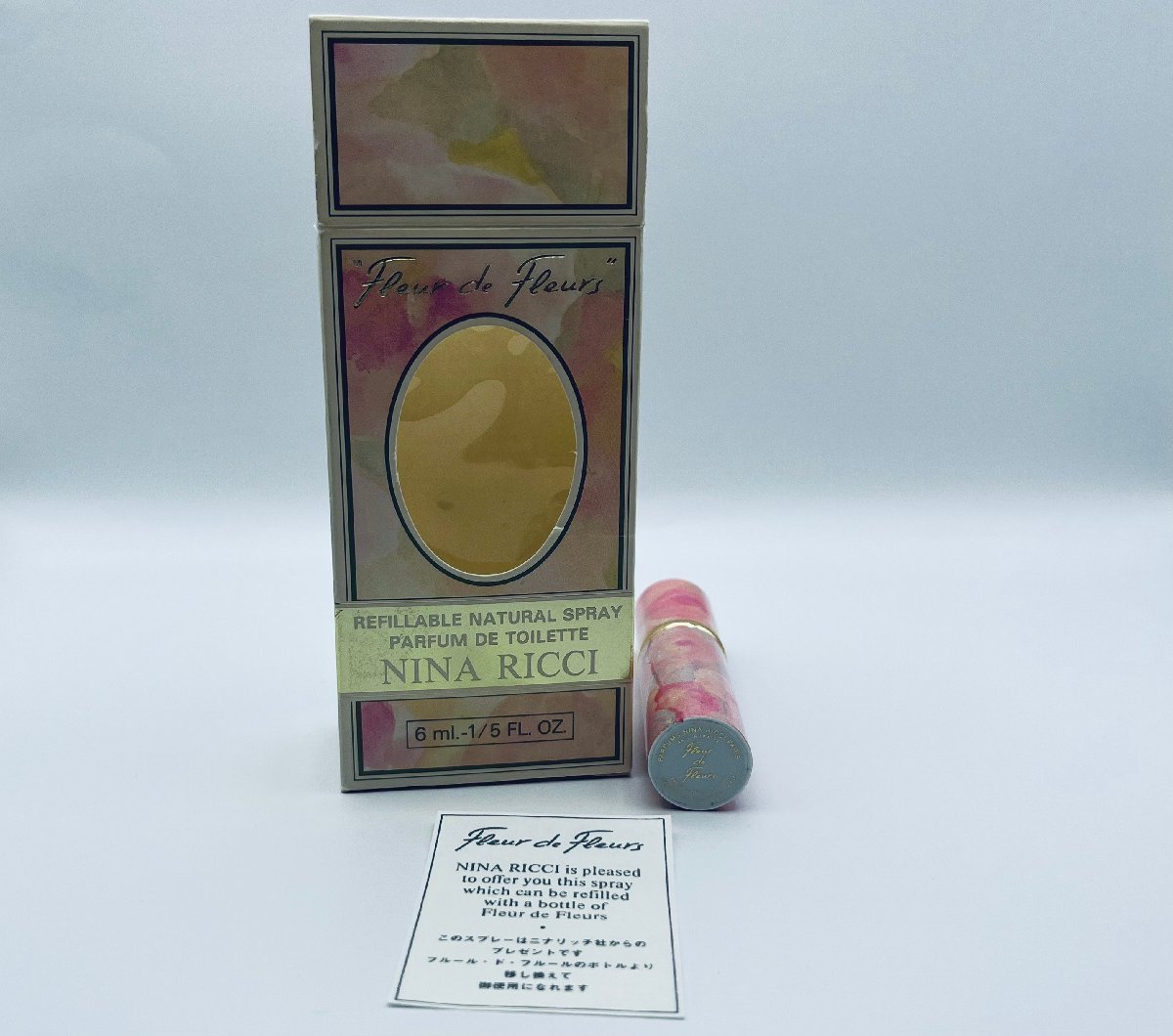 ■【YS-1】 香水 ■ ニナリッチ Nina Ricci ■ フルールドフルール EDT 48ml PDT 6ml パルファム 7.5ml ■ 3点セット 【同梱可能商品】F_画像9