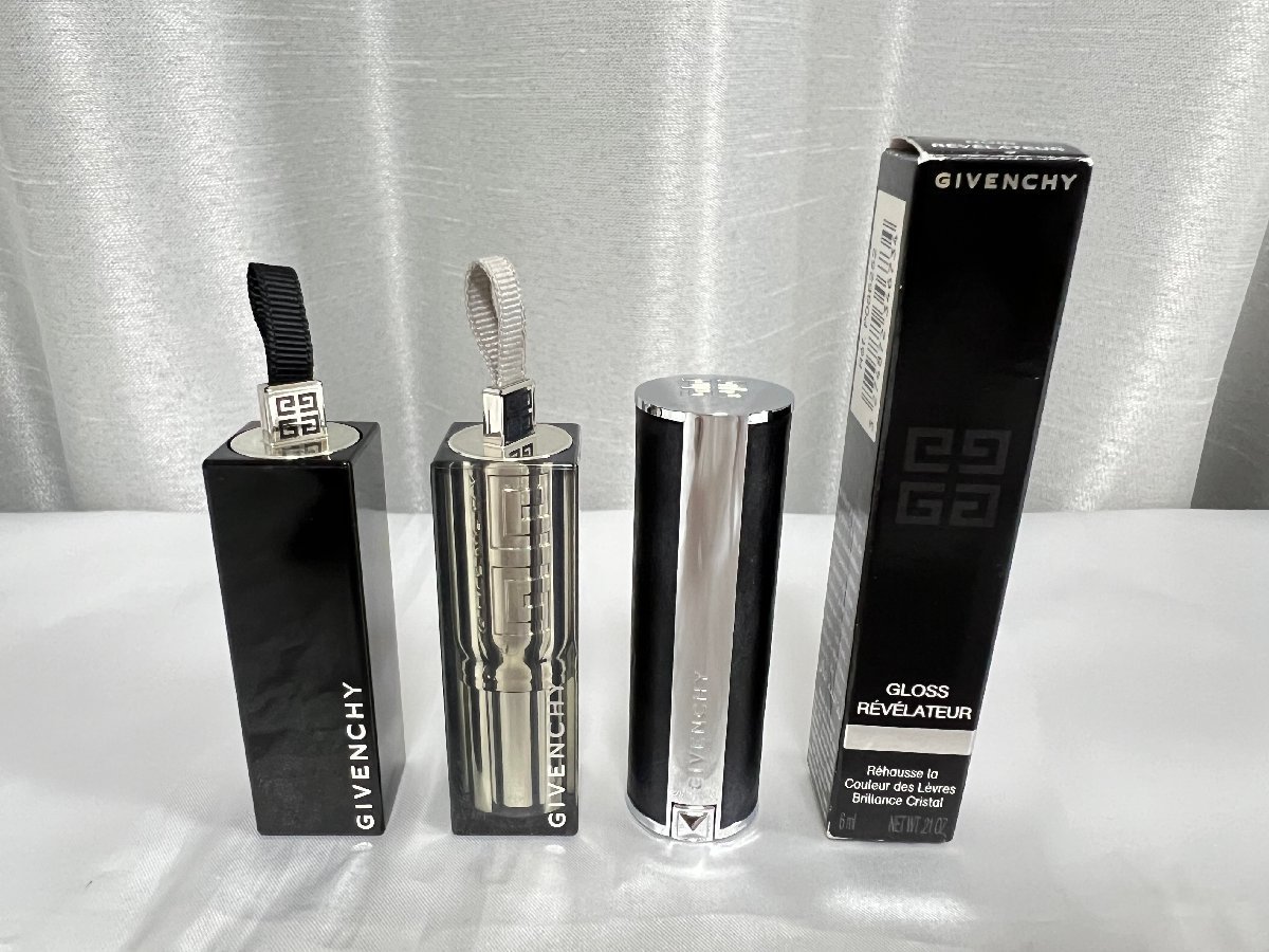 #[YS-1] Givenchy GIVENCHY # lipstick rouge gloss 4 point set summarize # #12 #18 #204 #2 [ including in a package possibility commodity ]#B