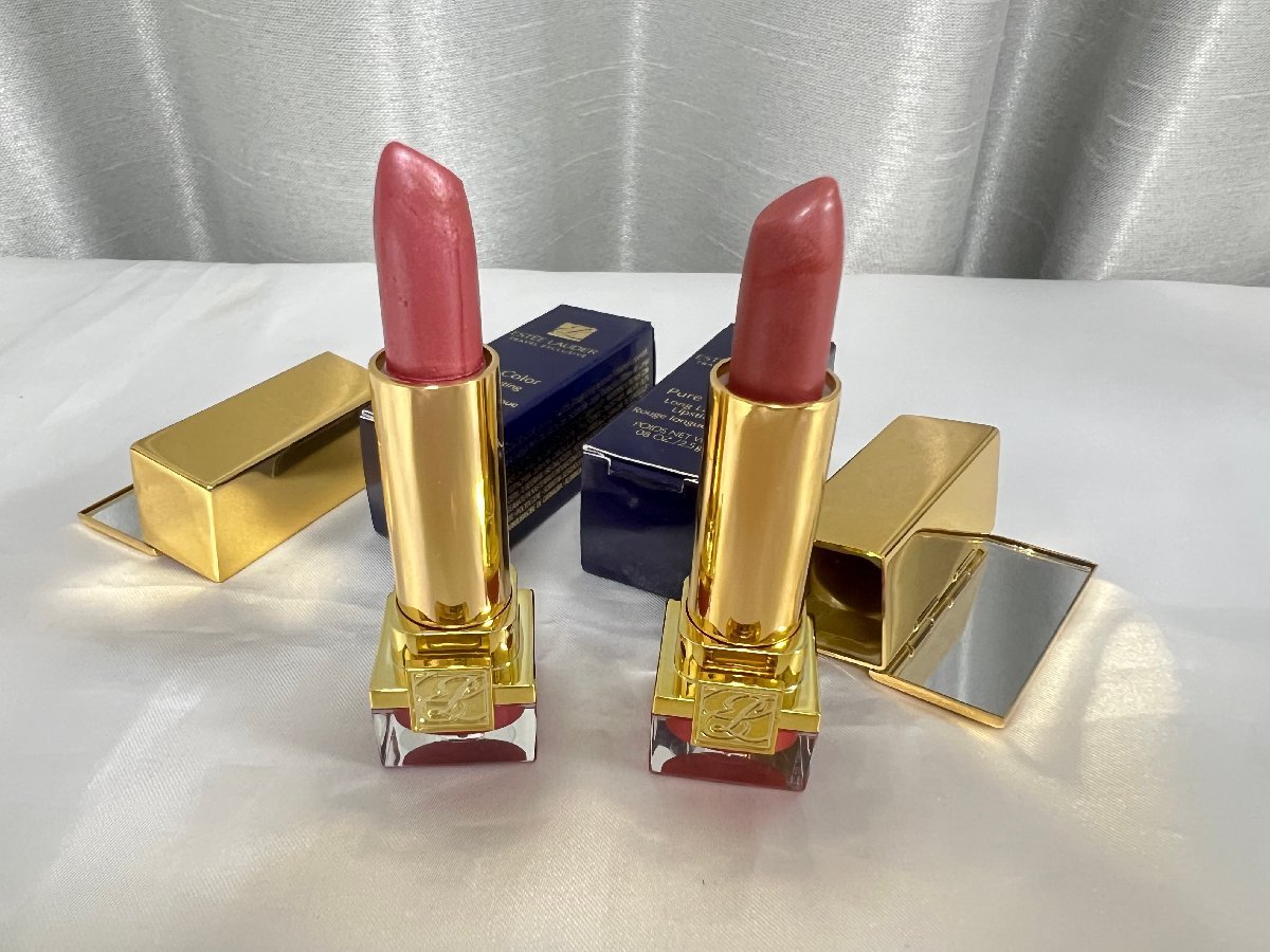 #[YS-1] Estee Lauder ESTEE LAUDER # eyeshadow Palette 1PINK ICE pure color lip 16 18 # 3 point set [ including in a package possibility commodity ]B