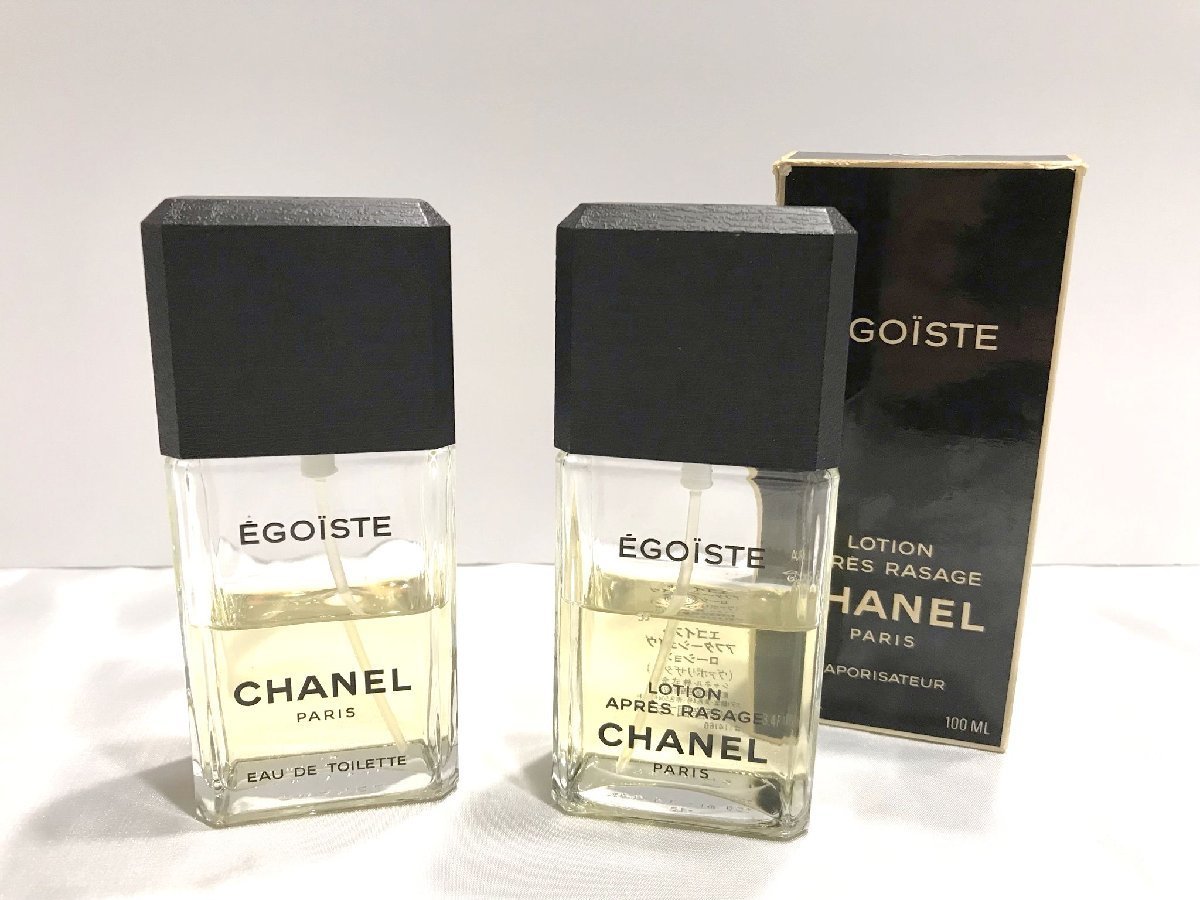 ■【YS-1】 香水 ■ シャネル CHANEL ■ エゴイスト EDT アフターシェイブローション ■ 100ml 2点セット まとめ 【同梱可能商品】■D_EDTとアフターシェイブローションです