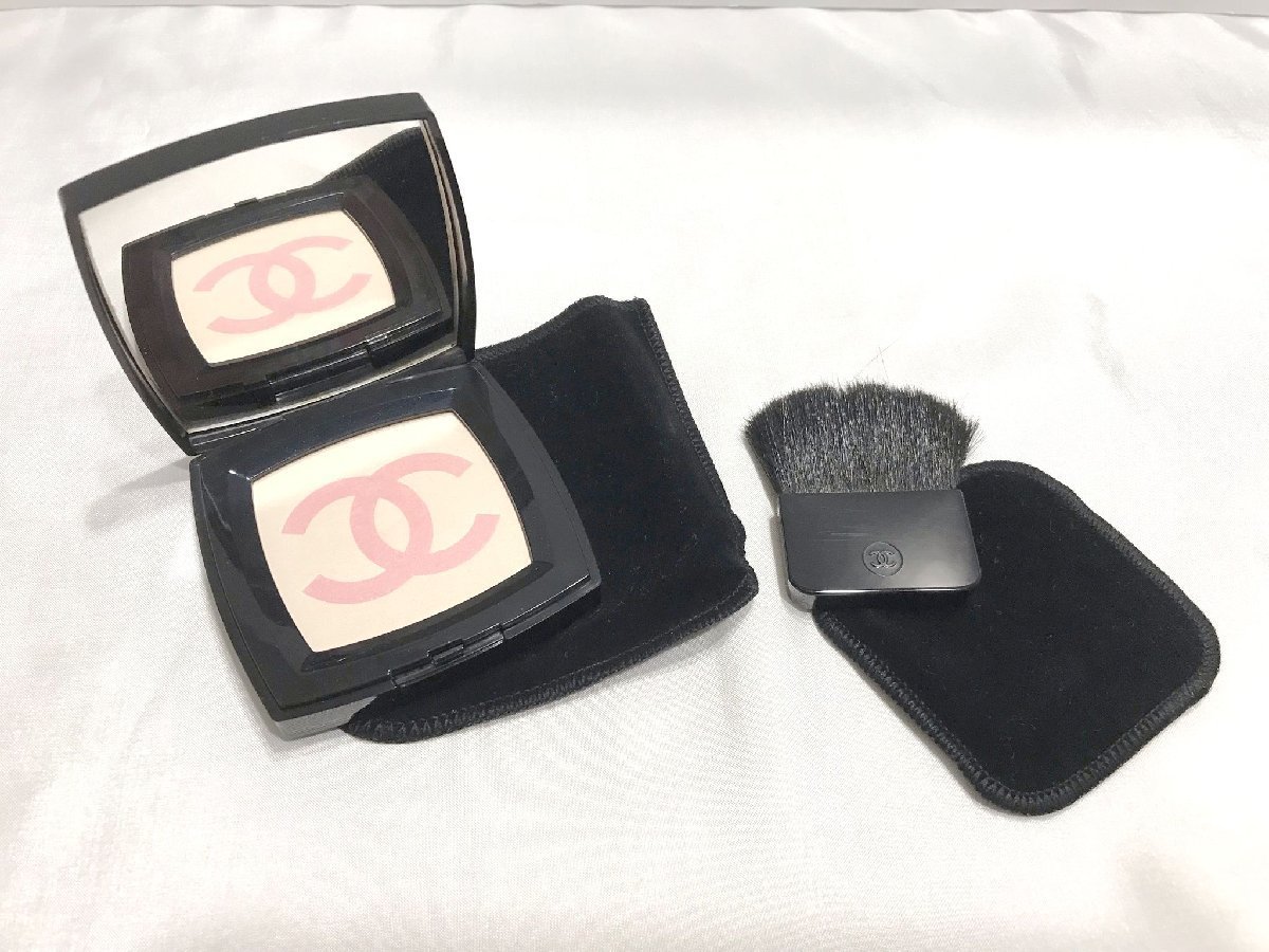 #[YS-1] beautiful goods # Chanel CHANEL #so- Chanel face color rose pe Lulu brush attaching [ including in a package possibility commodity ]#D