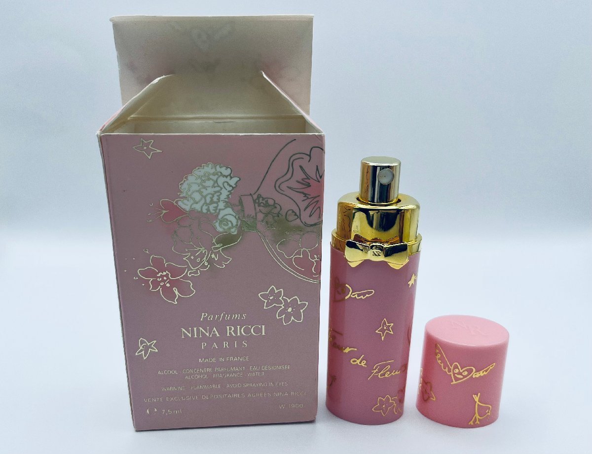 ■【YS-1】 香水 ■ ニナリッチ Nina Ricci ■ フルールドフルール EDT 48ml PDT 6ml パルファム 7.5ml ■ 3点セット 【同梱可能商品】F_画像7