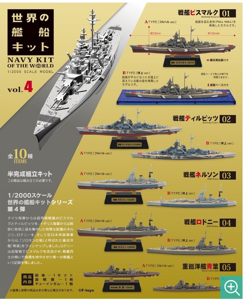 世界の艦船キット4 box売り
