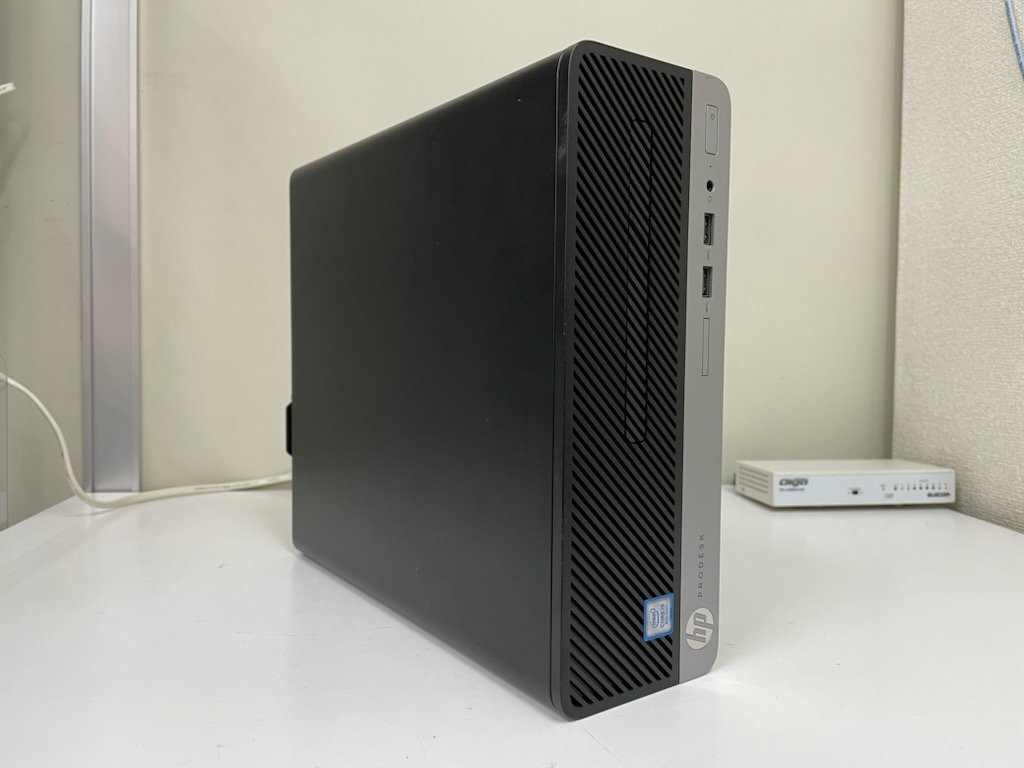 【BIOS起動確認済み／中古】ProDesk 400 G5 SFF（Core i5-8500, RAM4GB, SSD/HDD無し）★本体＋ACケーブル_画像1