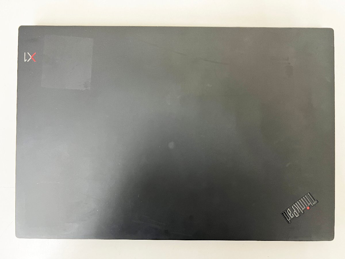 【UEFI起動確認済み／中古】ThinkPad X1 Carbon [TYPE 20KG-S20H00] (Core i5-8250U, RAM8GB, SSD 無し) ACアダプタ付き●UEFI BACKUP NG_画像2