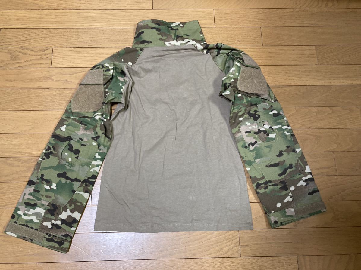 中古 エマーソンギアコンバットシャツ Ｓ/R サイズ マルチカム 迷彩服 BDU タクティカル コンシャツ サバゲー 装備 ミリタリーの画像2