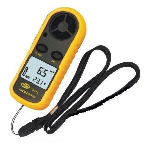  free shipping new goods anemometer digital high precision manner power total operation easy easy thermometer installing outdoors work site . industry agriculture sport presently / maximum / average manner speed display possibility 