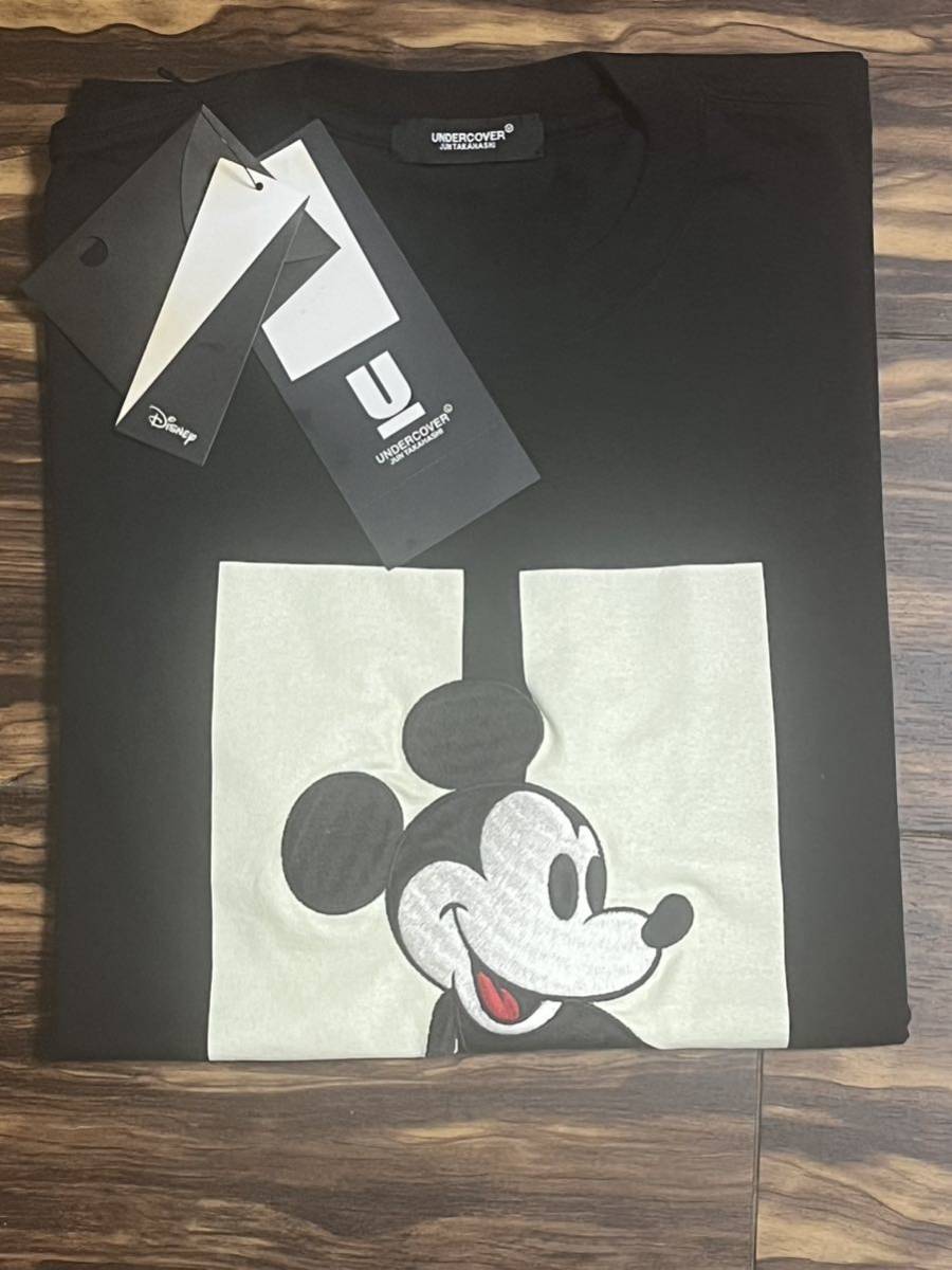 Disney × UNDERCOVER ミッキー Tシャツ 3 ブラック　アンダーカバー_画像3