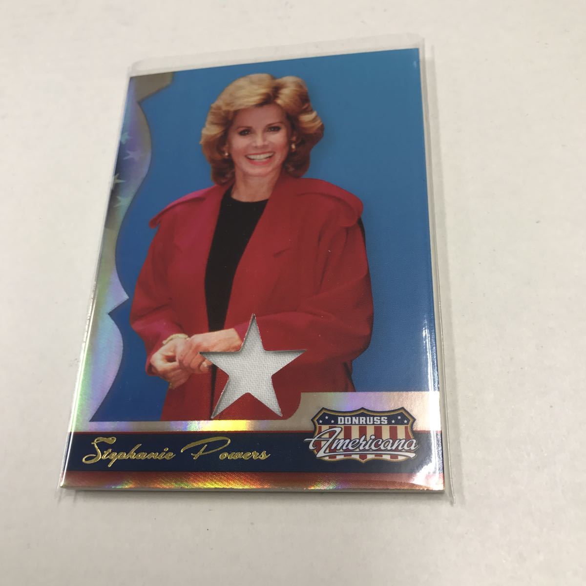 STEPHANIE POWERS 2007 Donruss Americana COSTUME GOLD Proof 10/10 コスチューム_画像1