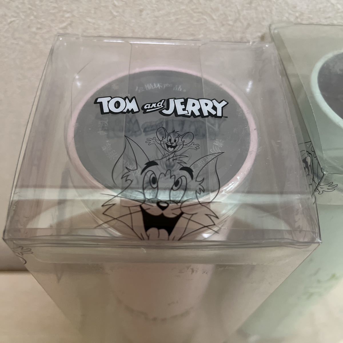 【未開封】トムとジェリー TOM and JERRY 温度センサー付きステンレスボトル(水筒 500ml)2種セット/3Dマグカップ2種セット /ウォッチ 時計_画像5