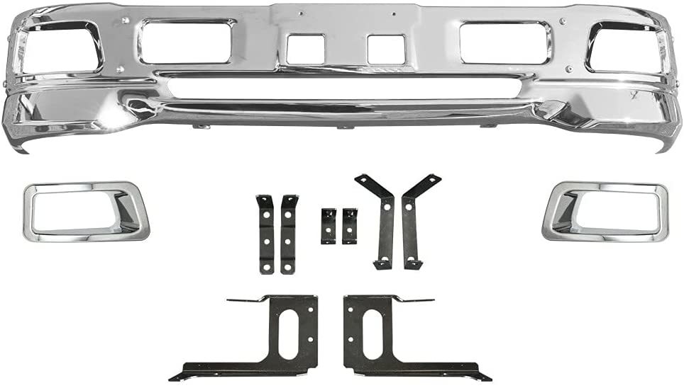 07エルフ 標準 メッキ バンパー + コーナー パネル + グリル + ワイパー パネル【北海道・沖縄・離島発送不可】_画像2