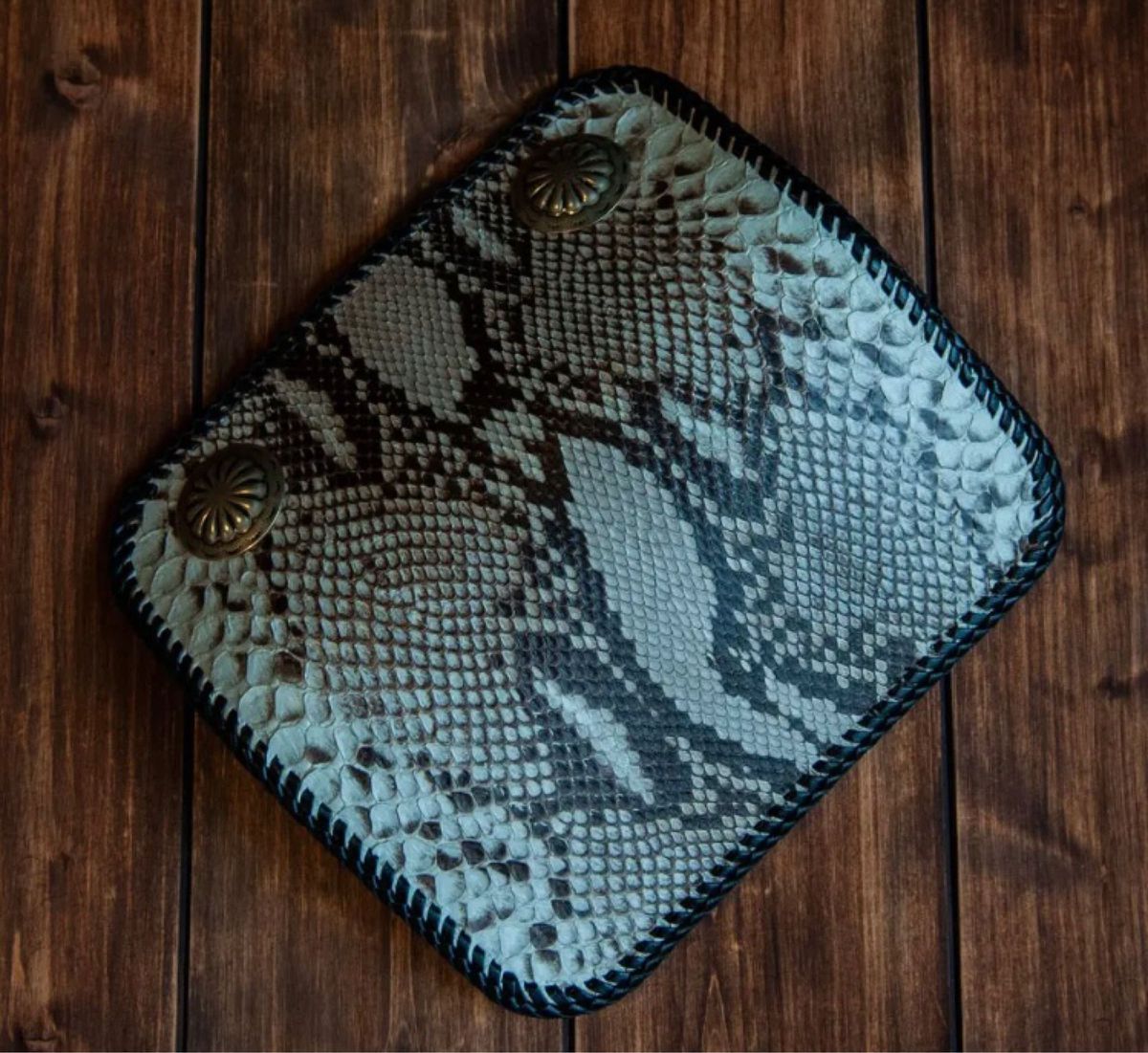 送料無料★トラッカーロングウォレットDiamond Python Tracker wallet★OnlyOneItem