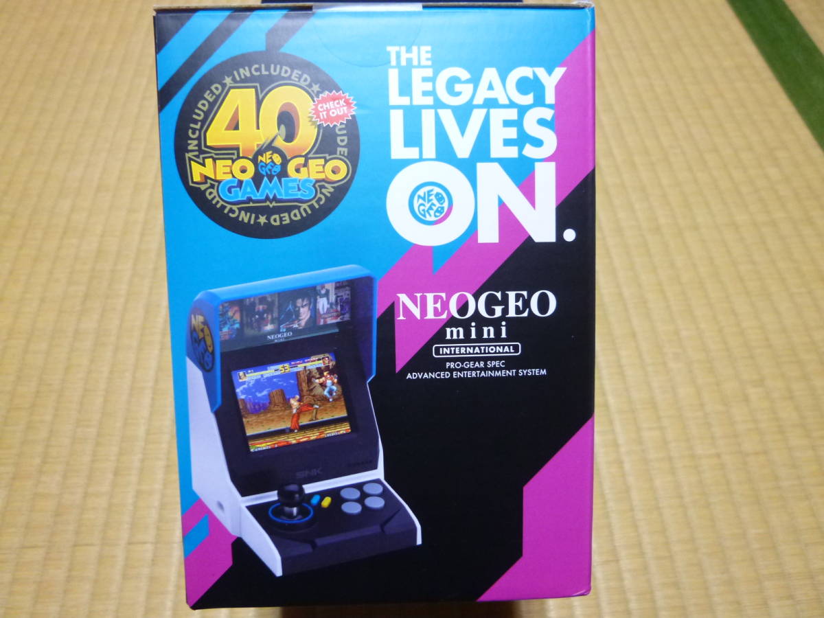 ネオジオミニ 2台セット 国内版 インターナショナル 未使用 NEOGEO mini INTERNATIONAL SNK_画像7