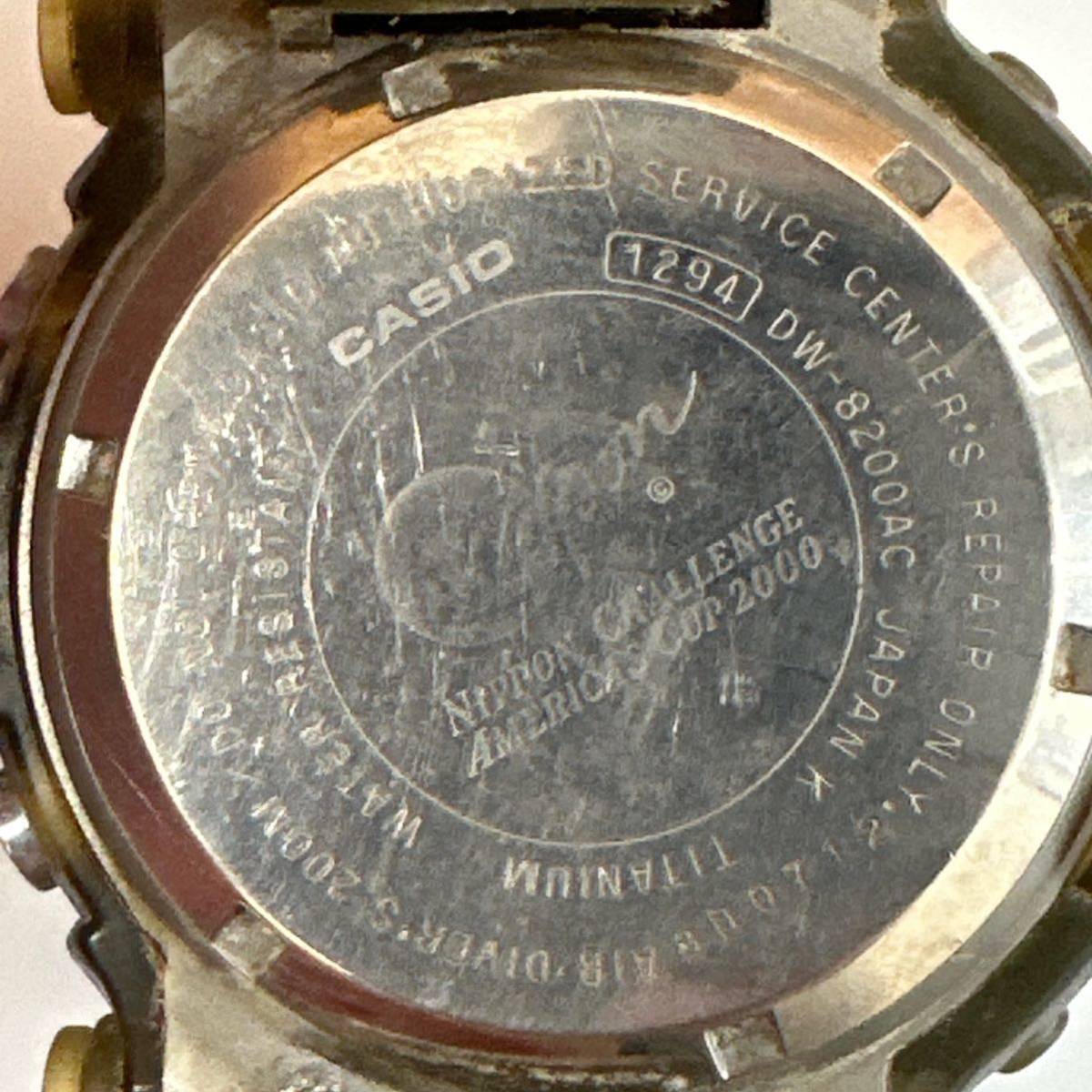 【TM1112】CASIO カシオ G-SHOCK DW-8200AC メンズ 腕時計 不動品 ファッション小物 服飾小物 コレクション_画像8