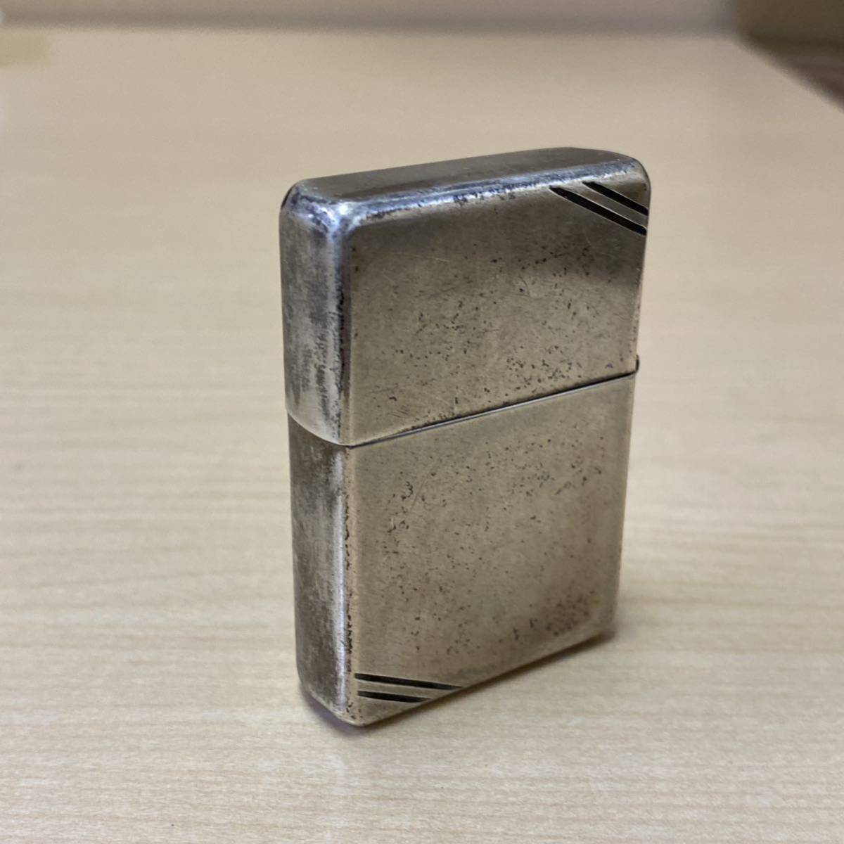 【TS1126】ZIPPO ジッポー オイルライター STERLING スターリング 2001 火花確認済 キズあり 汚れあり 喫煙具 喫煙グッズ_画像1