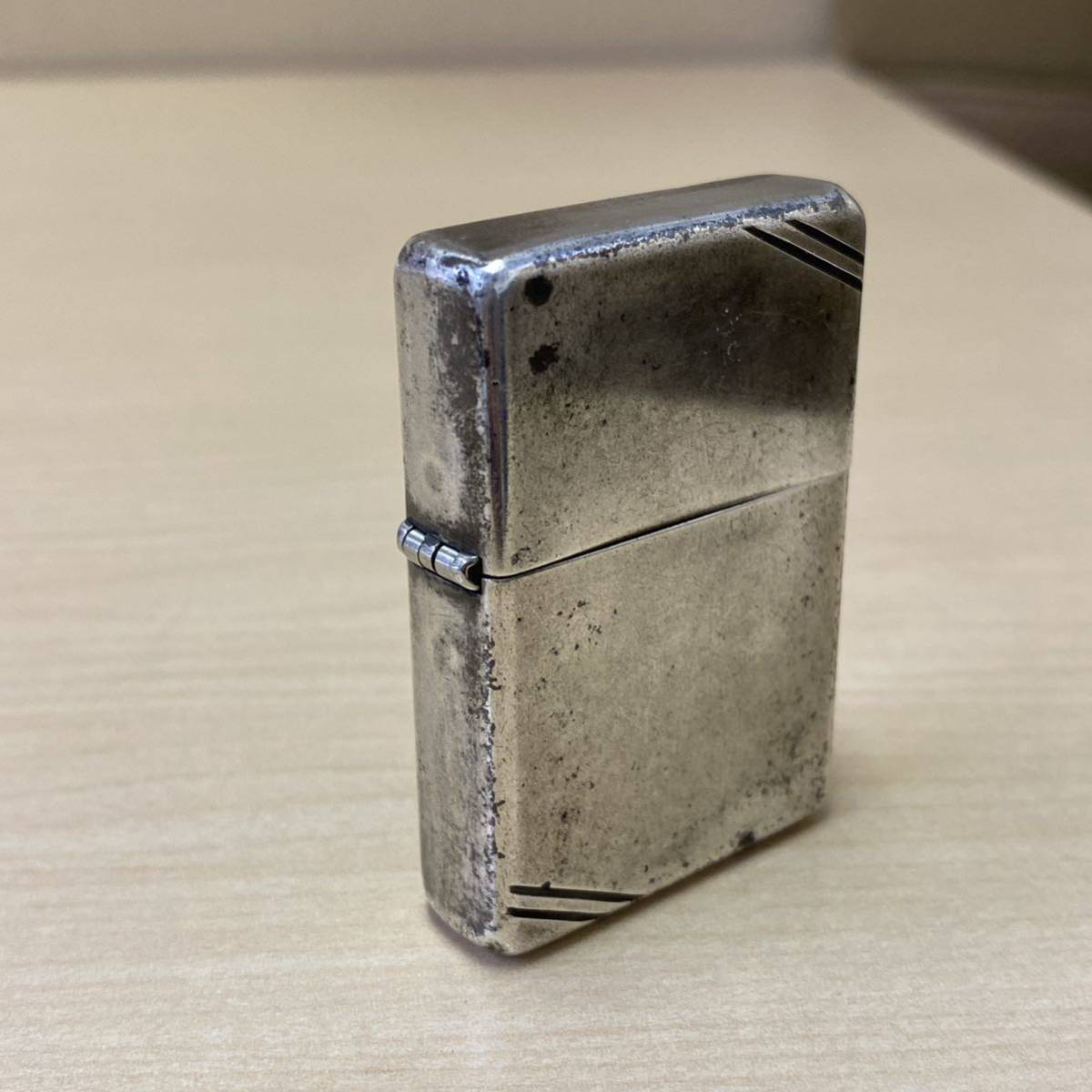 【TS1126】ZIPPO ジッポー オイルライター STERLING スターリング 2001 火花確認済 キズあり 汚れあり 喫煙具 喫煙グッズ_画像2