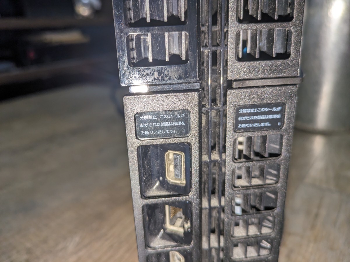 SONY PS4 500GB ジェットブラック CUH-1000A 本体＋電源ケーブルのみ 初期化済 動作確認済_画像2