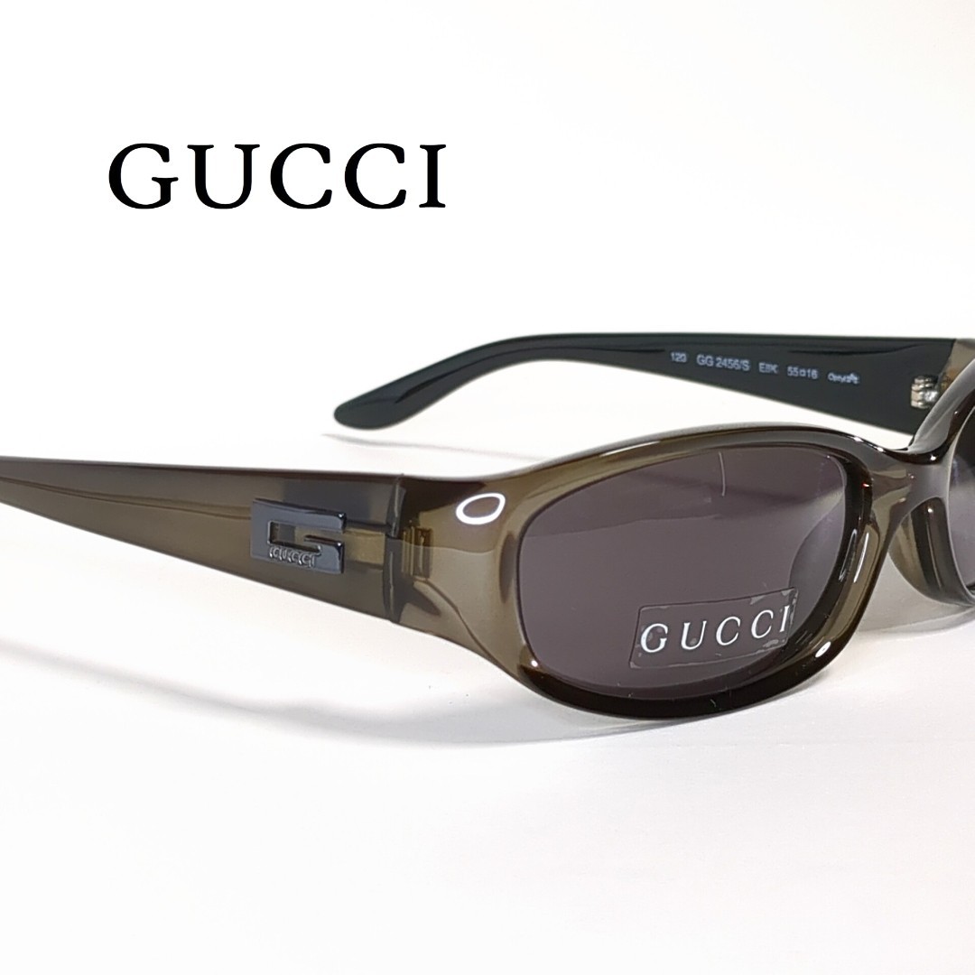 未使用】GUCCI サングラス イタリア製 GG 2456/S E8K グッチ メガネ