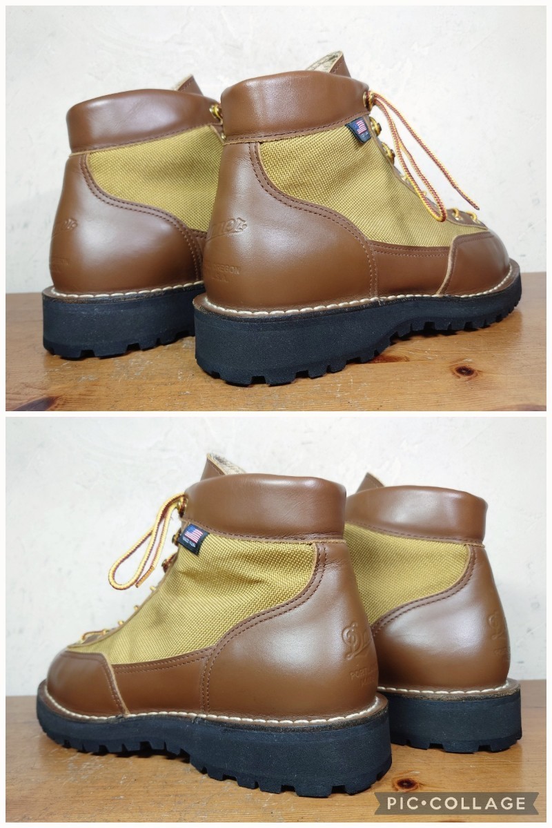 【数回履き程度/美品】 USA製 Danner/ダナー 33234 ライト GORE-TEX ブーツ 9EE 27cm ブラウン カーキ/30440 30420 x_画像7