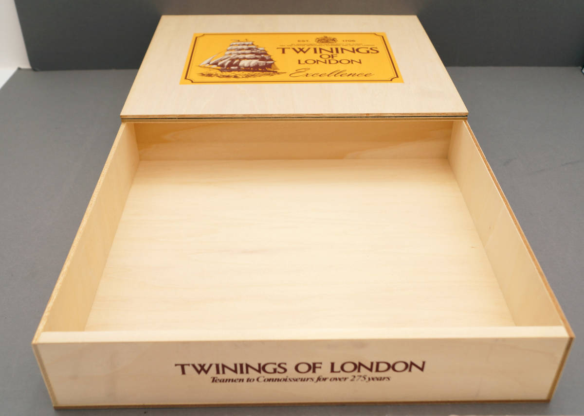 レトロ　アンティーク　英国　Twinings　紅茶箱　空き箱　_画像8