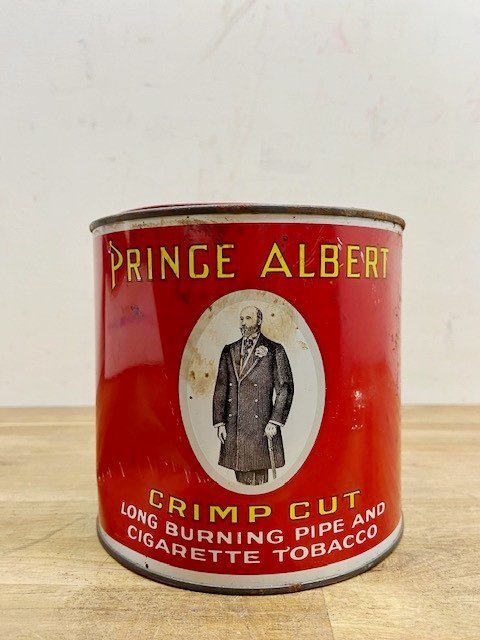 アメリカ ヴィンテージ タバコ 缶 PRINCE ALBERT 50’s シガレット インテリア 小物入れ 店舗備品 ディスプレイ アメリカン雑貨【B710】_画像6