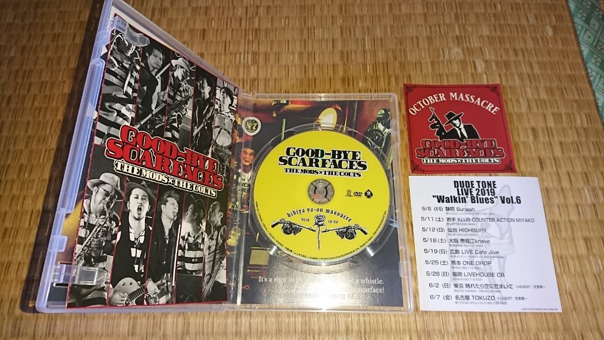 THE MODS×THE COLTS TOUR 2018 GOOD-BYE SCARFACES 日比谷野音ライブDVD 森山達也 岩川浩二 KOZZY IWAKAWA ROLLIE MACKSHOW マックショウ_画像2