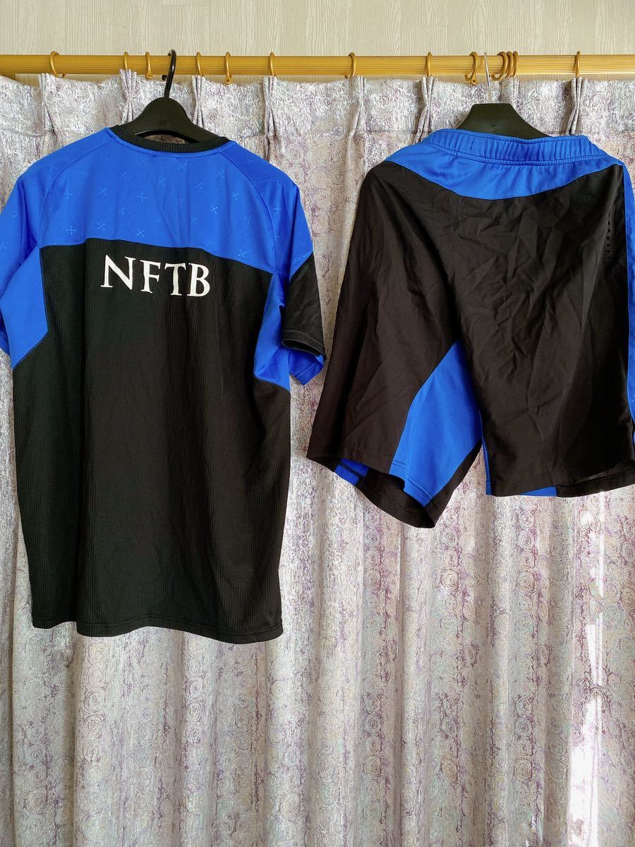 ナイキ nike サッカー ウェア 上下セット シャツ パンツ NFTB nikefc フットサル メンズ L XL プラクティス トレーニング ハーフパンツ_画像2