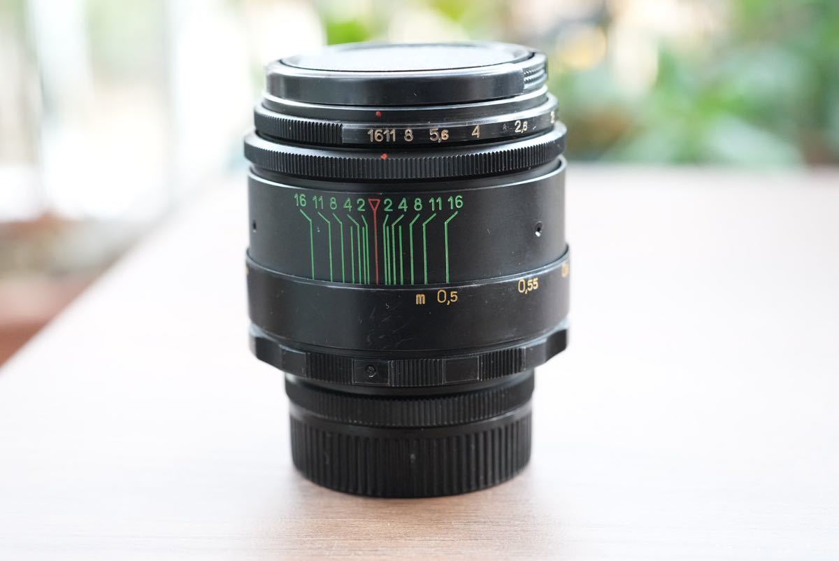 送料無料 分解清掃済み Helios-44-2 58mm f2 ヘリオス44-2 M42ぐるぐる