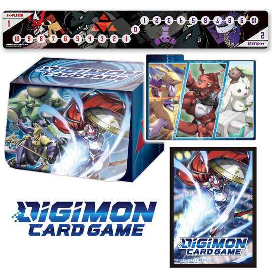 デジモンカードゲーム テイマーグッズセットEX【PB-07】/デジモン　未開封　ラバー製メモリーゲージ カードケース セパレーター スリーブ