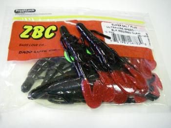 ZBC(ズームワーム) ウルトラバイブ スピードクロー ＃080-129 BLACK RED/RED CLAWの画像1