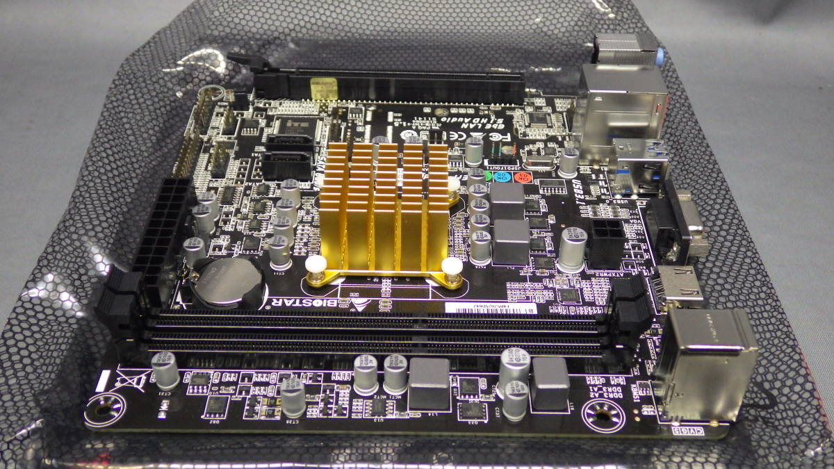 BIOSTAR A68N-2100K CPU搭載 オンボードMini-ITX マザーボード ほぼ新品 動作確認済 送料無料(013)_画像6