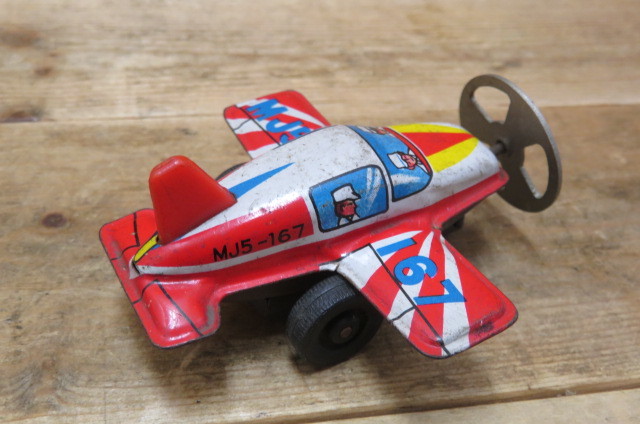  prompt decision * tin plate. toy other *4 point +1 point set * airplane MJ5-167bo- tracer race racing car race car * toy . toy Showa Retro that time thing 