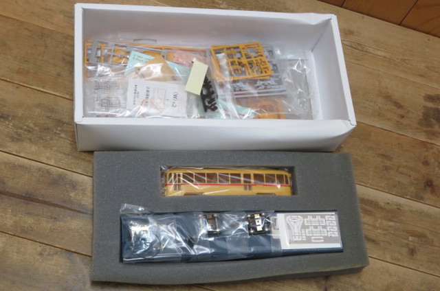  prompt decision * not yet constructed / unopened *MODEMO HO Tokyo Metropolitan area electro- 7000 shape ( no. 3 next car )* has painted car body power parts attaching assembly kit EC52mo demo railroad model vehicle train 